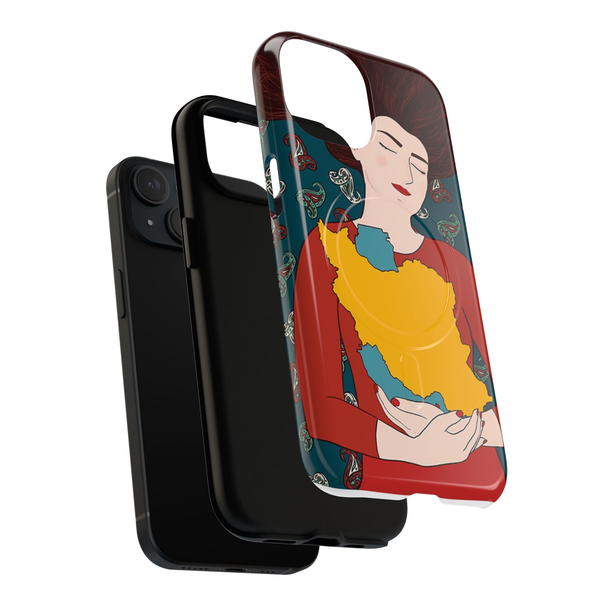 Woman & Homeland Phone Case — Tough Magnetic Protective Case