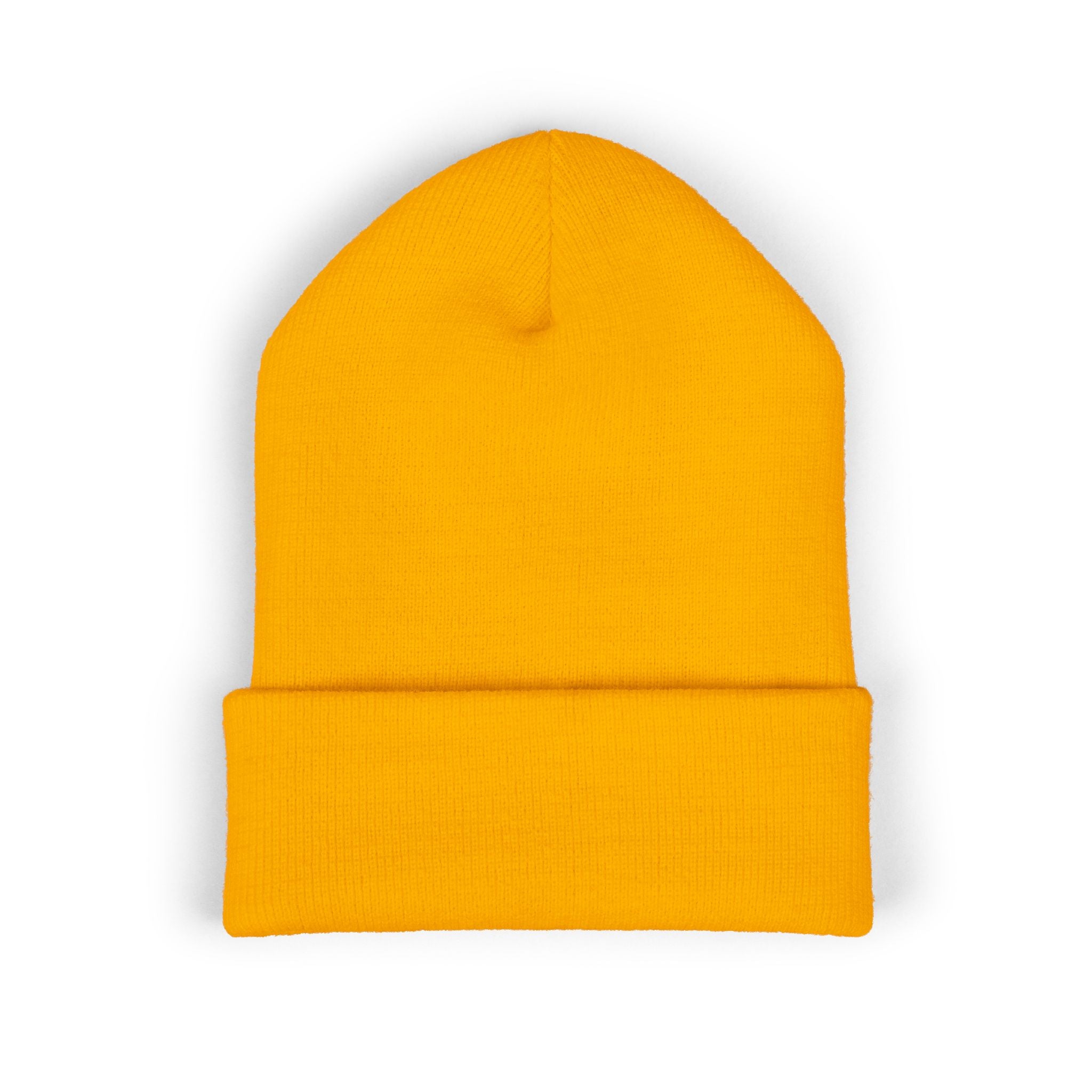 Evil Eye Embroidered Cuffed Beanie — Protective Blue Amulet Winter Hat
