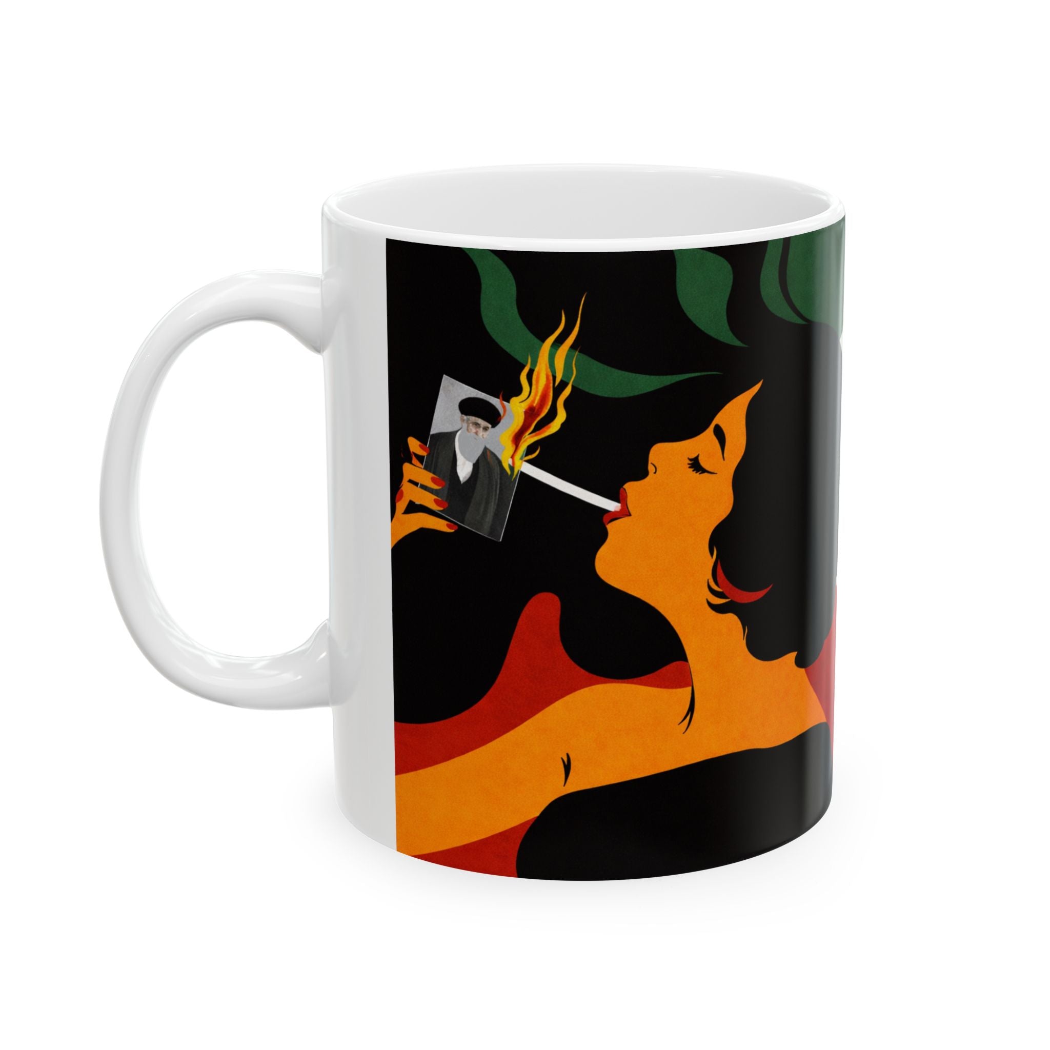 Iranian Heritage Ceramic Mug — 11oz & 15oz Persian Culture Gift