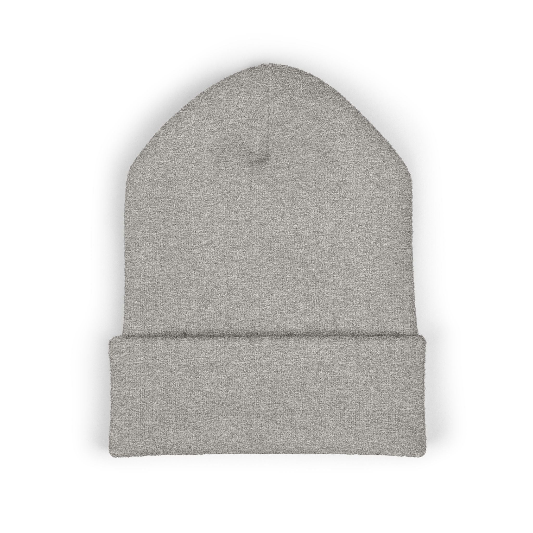 Evil Eye Embroidered Cuffed Beanie — Protective Blue Amulet Winter Hat