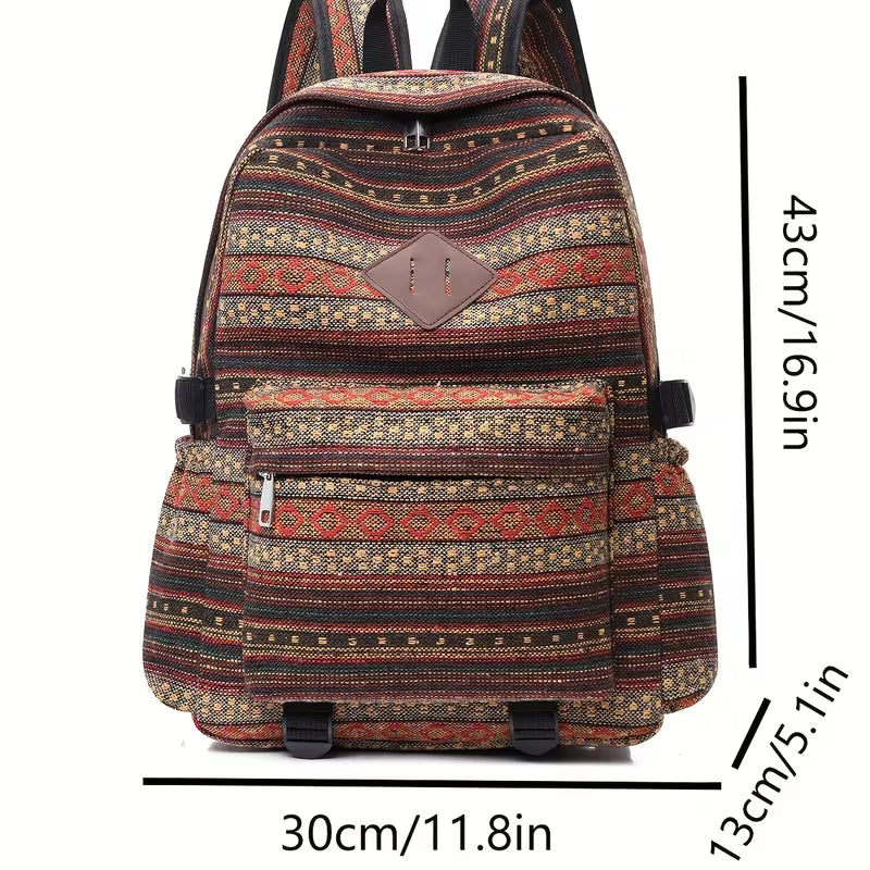 Vintage Style Travel Backpack