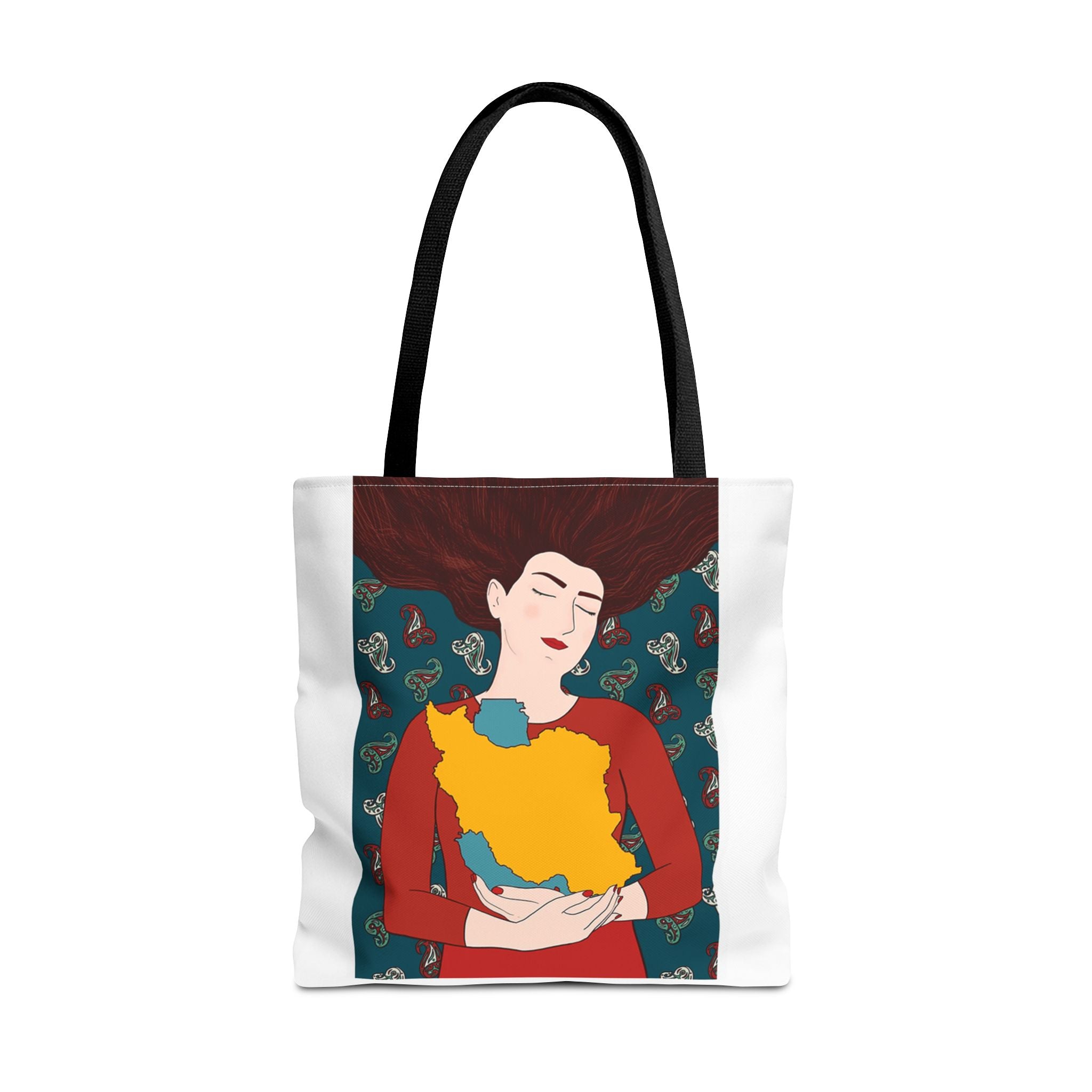 Woman & Homeland Tote Bag — Iranian Heritage Canvas Bag