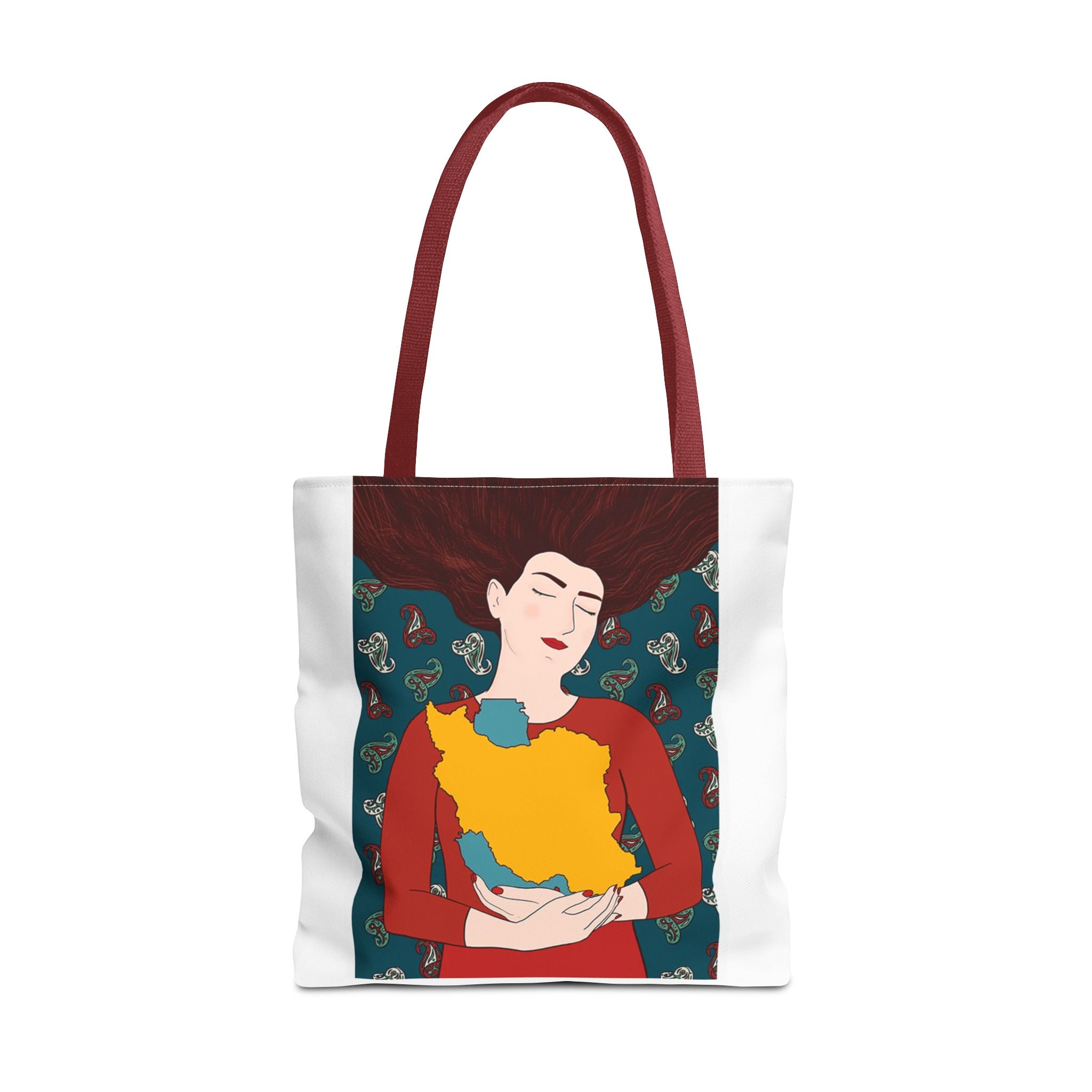 Woman & Homeland Tote Bag — Iranian Heritage Canvas Bag