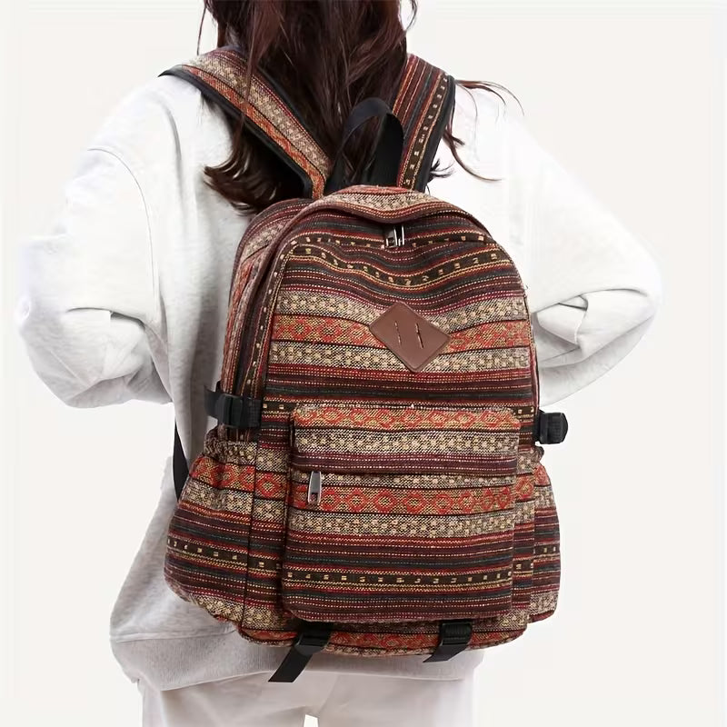 Vintage Style Travel Backpack