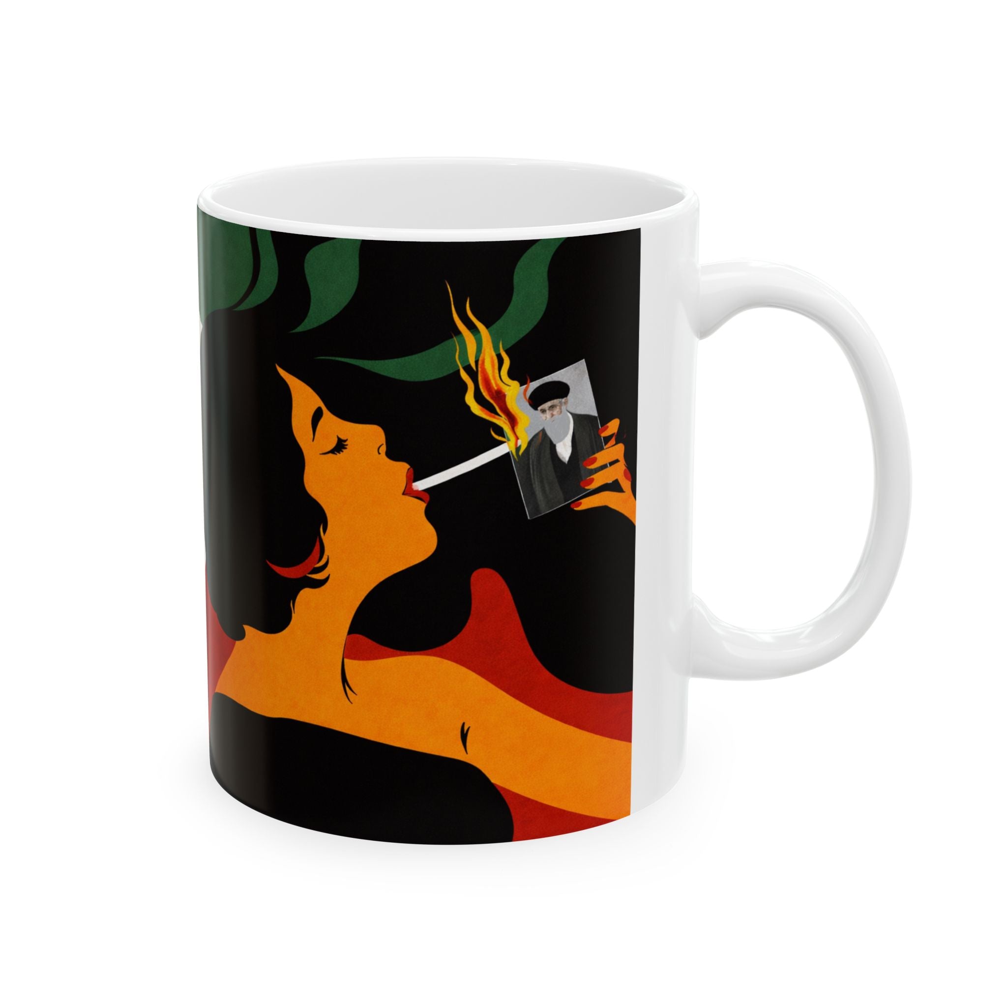 Iranian Heritage Ceramic Mug — 11oz & 15oz Persian Culture Gift