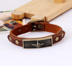 Persischer Farvahar & Pahlavi Charm Armband – Iranischer Erbe Schmuck Geschenk