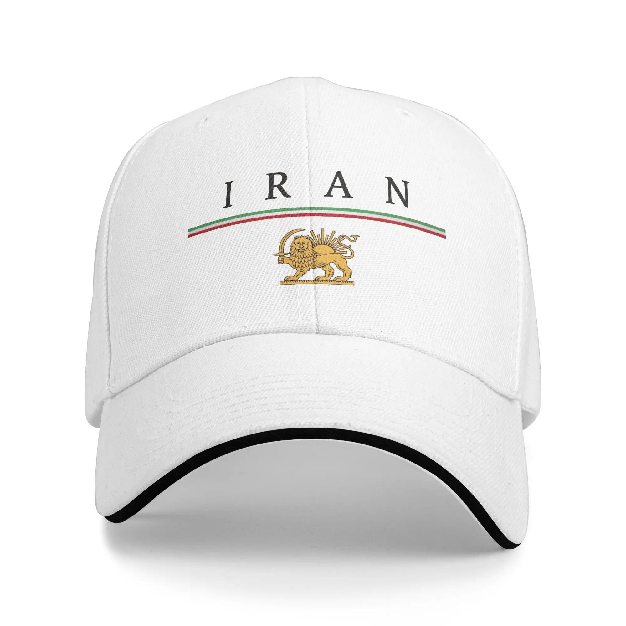 Iran Lion & Sun Flag Baseball Cap — Stylish Unisex Trucker Hat for Travel & Everyday Wear