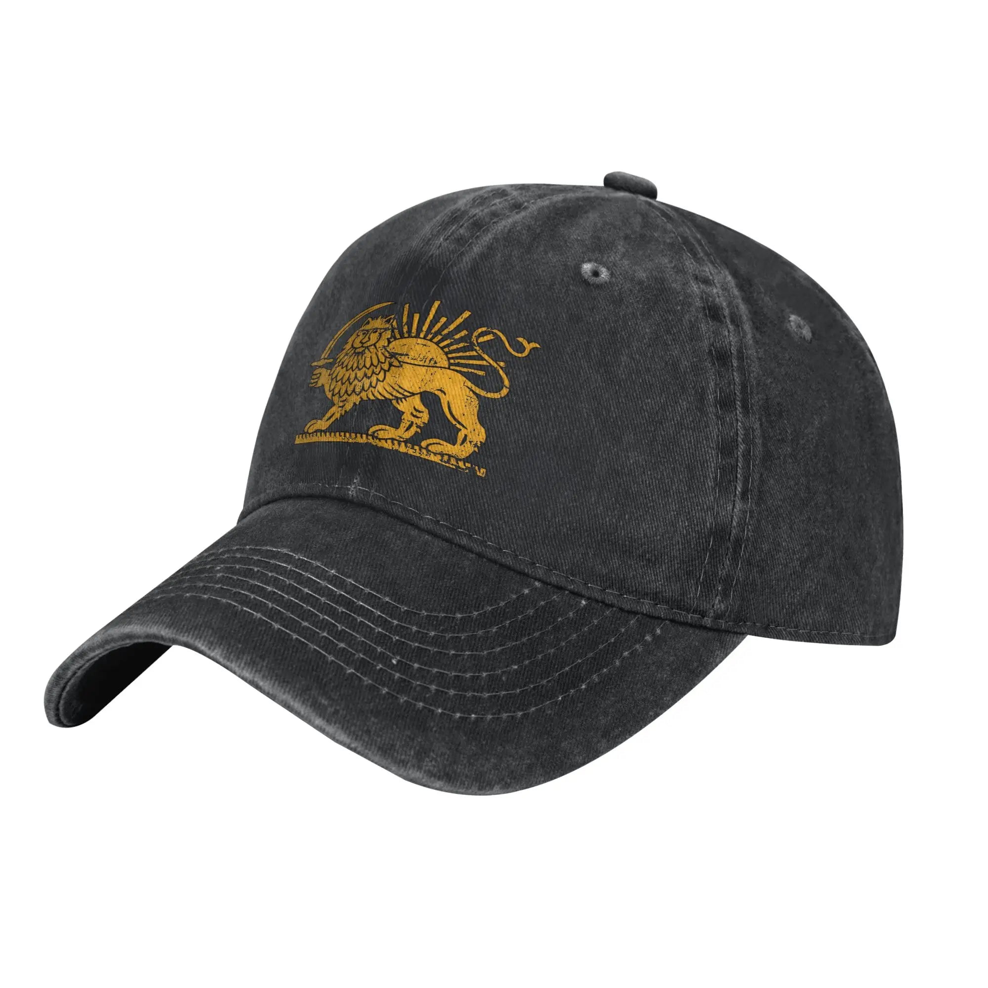 Iran Löwe & Sonne Flagge Baseball Cap – Unisex Atmungsaktive Trucker Hut für Wandern & Freizeit