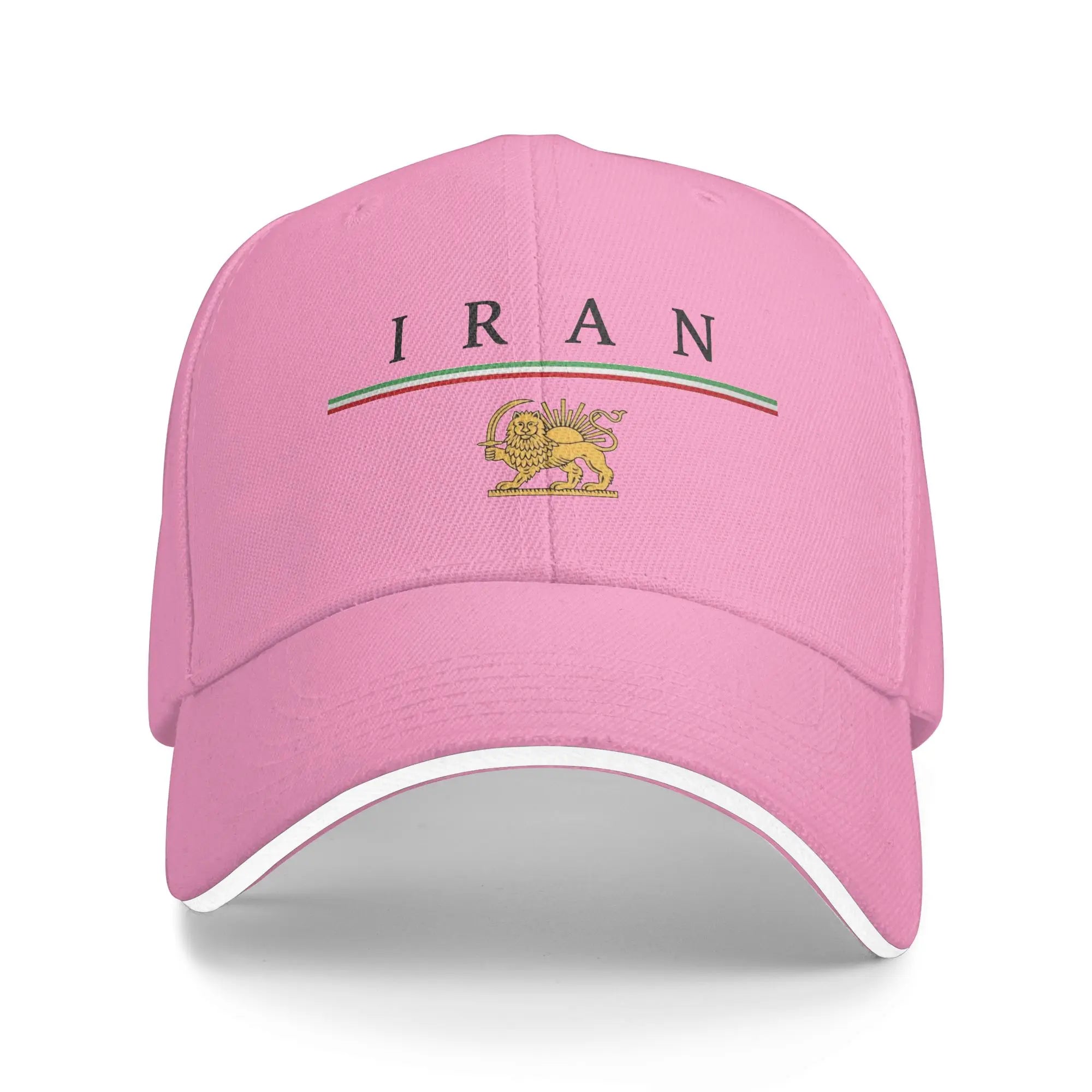 Iran Lion & Sun Flag Baseball Cap — Stylish Unisex Trucker Hat for Travel & Everyday Wear