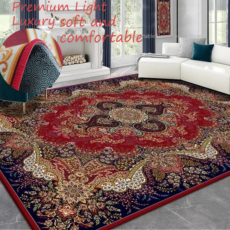 Large Persian Style Area Rug — 200x300cm Luxury Living Room & Bedroom Carpet