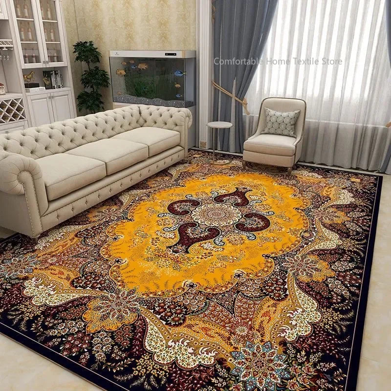 Large Persian Style Area Rug — 200x300cm Luxury Living Room & Bedroom Carpet