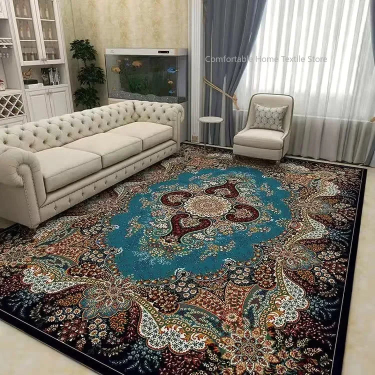 Large Persian Style Area Rug — 200x300cm Luxury Living Room & Bedroom Carpet