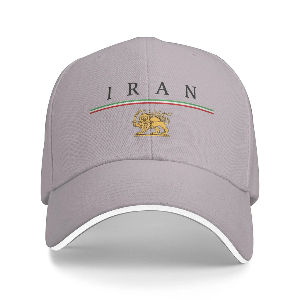 Iran Lion & Sun Flag Baseball Cap — Stylish Unisex Trucker Hat for Travel & Everyday Wear