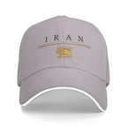 Iran Löwe & Sonne Flagge Baseballkappe – Stilvolle Unisex Trucker Cap für Reise & Alltag
