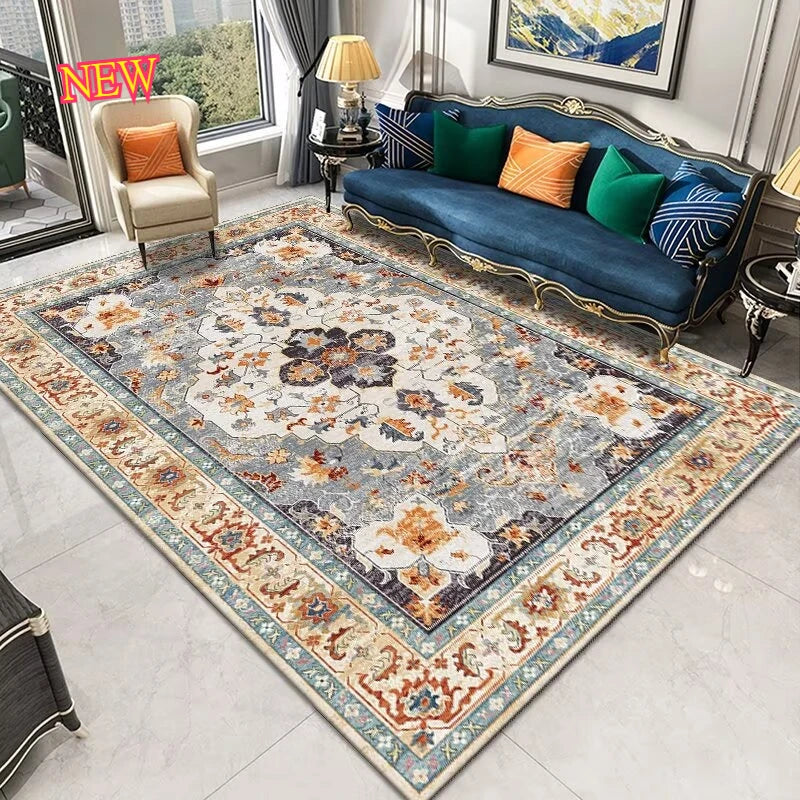Large Persian Style Area Rug — 200x300cm Luxury Living Room & Bedroom Carpet