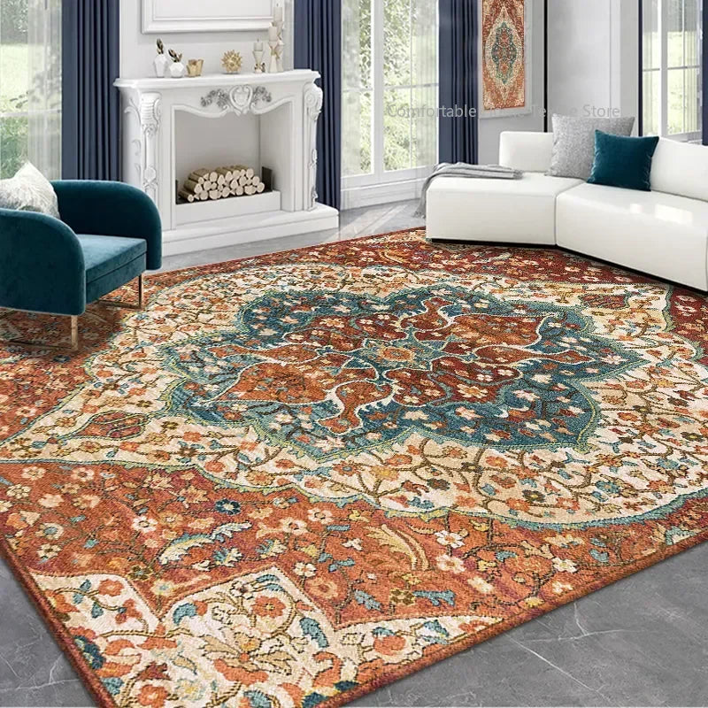 Large Persian Style Area Rug — 200x300cm Luxury Living Room & Bedroom Carpet