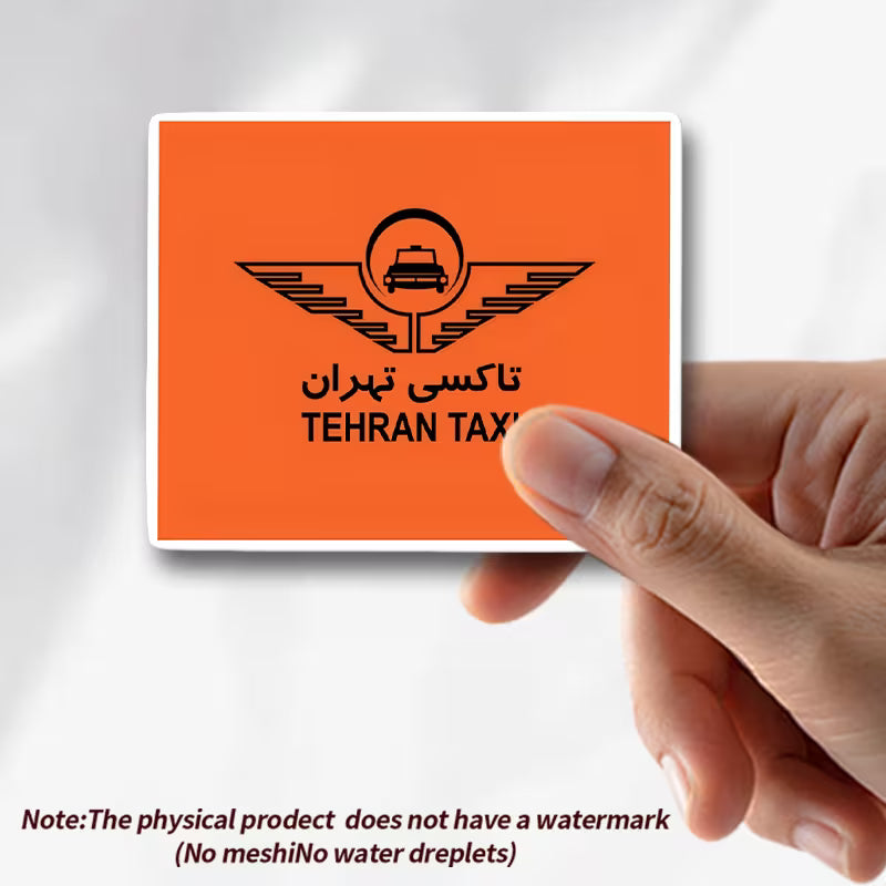 Tehran Taxi Vinyl Sticker