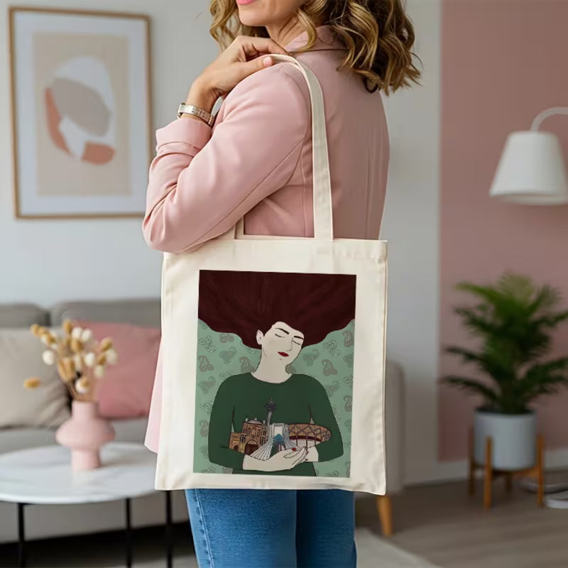 Hug Tehran Canvas Tote Bag