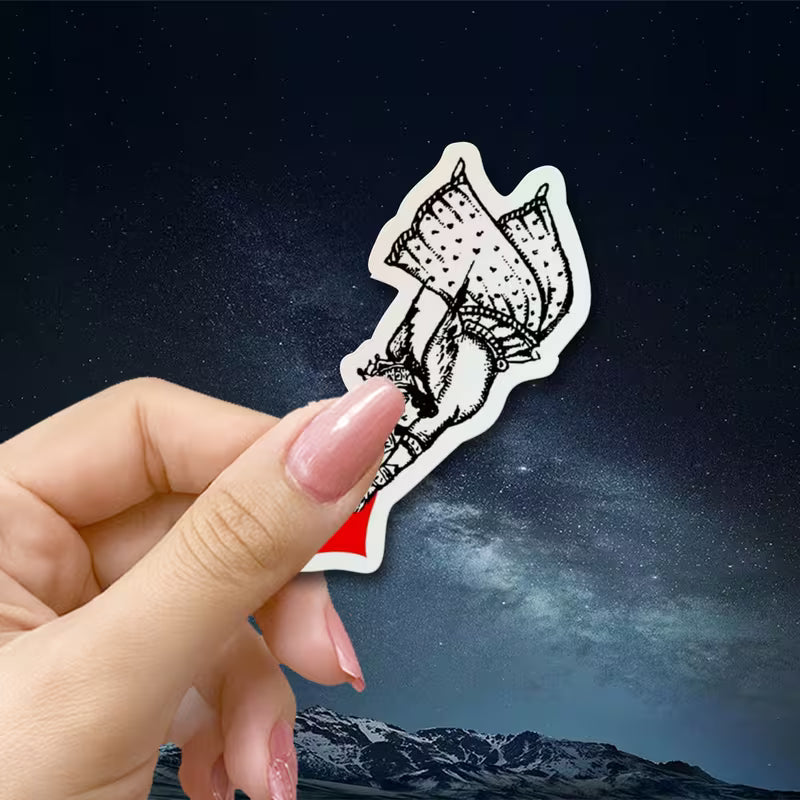Persian Love & Peace Vinyl sticker