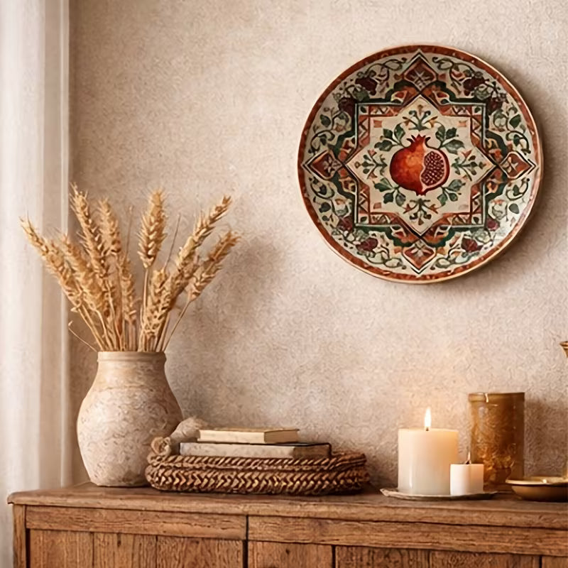 Yalda Pomegranate Decorative Ceramic Plate