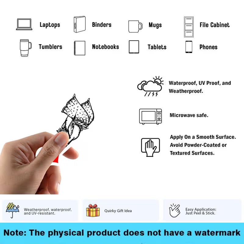 Persian Love & Peace Vinyl sticker